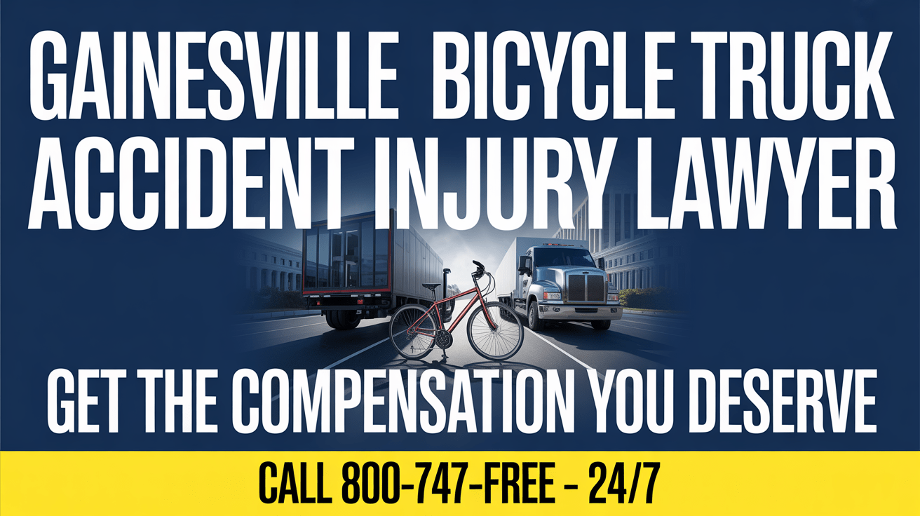 Gainesville Bicycle Truck Accident Injury Lawyer