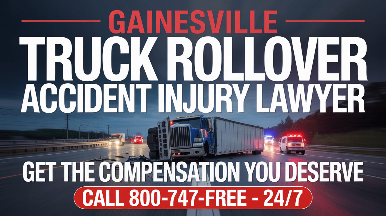 Abogado de Lesiones por Accidentes de Vuelco de Camiones en Gainesville