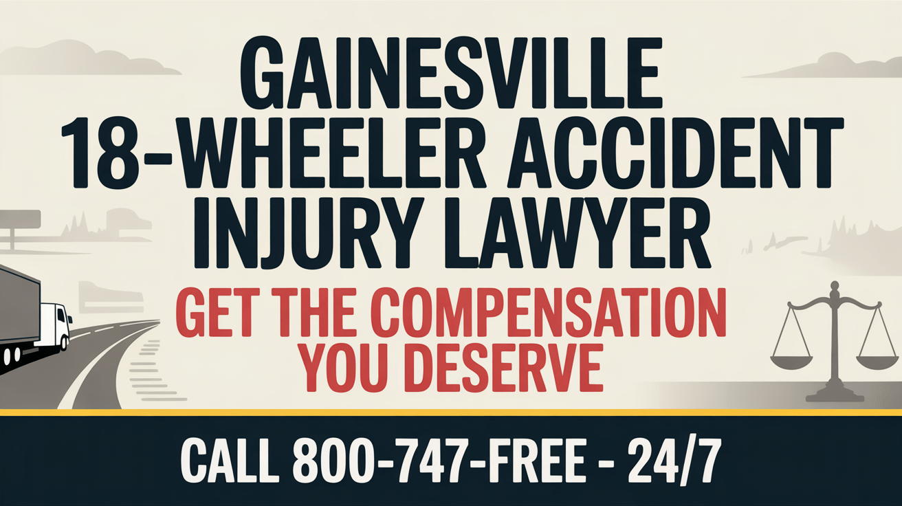 Gainesville 18-Wheeler Accident Injury Lawyer