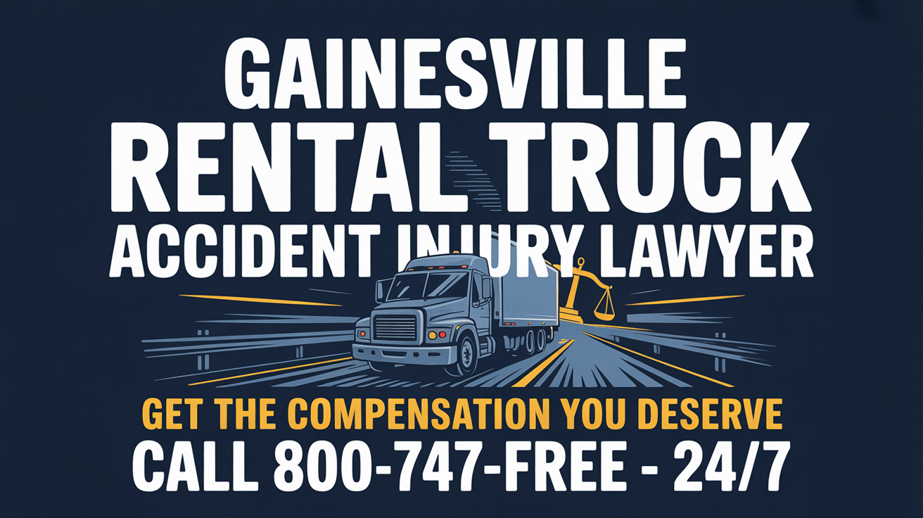 Abogado de Lesiones por Accidentes de Camiones de Alquiler en Gainesville