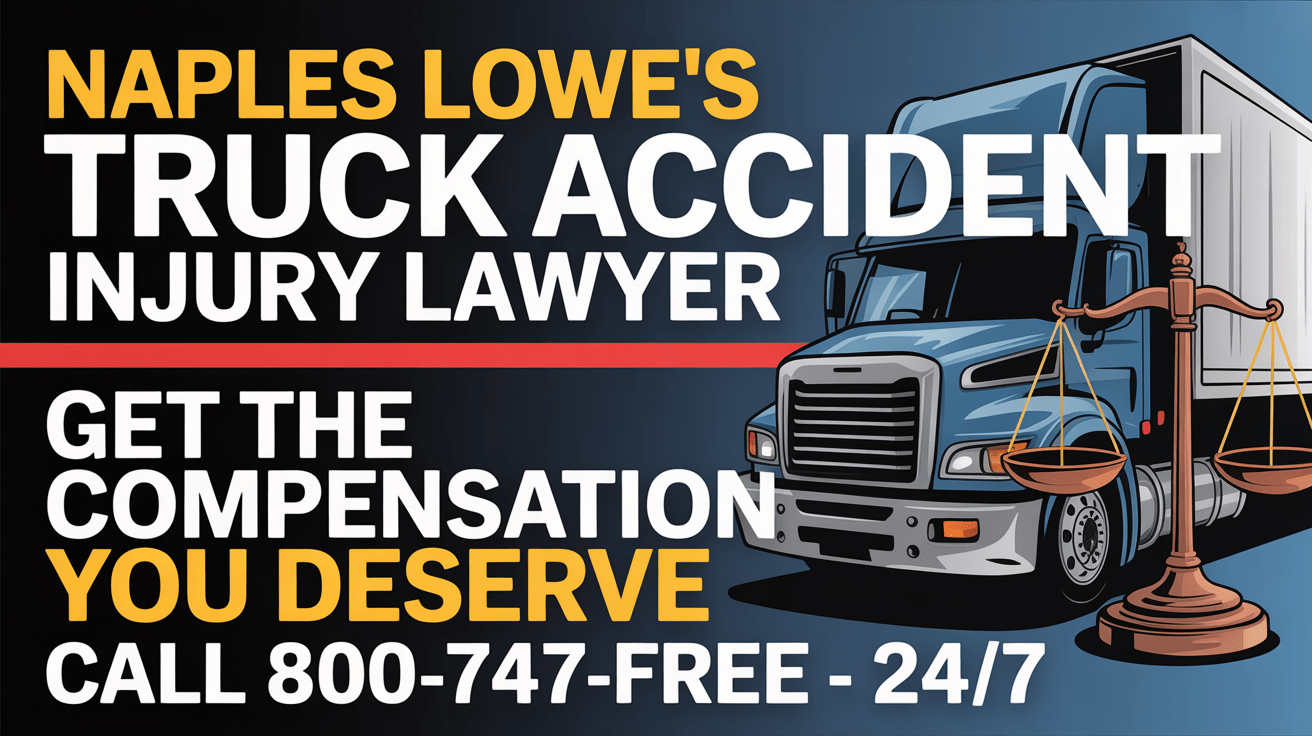 Abogado de Lesiones por Accidentes de Camión de Lowe's en Nápoles