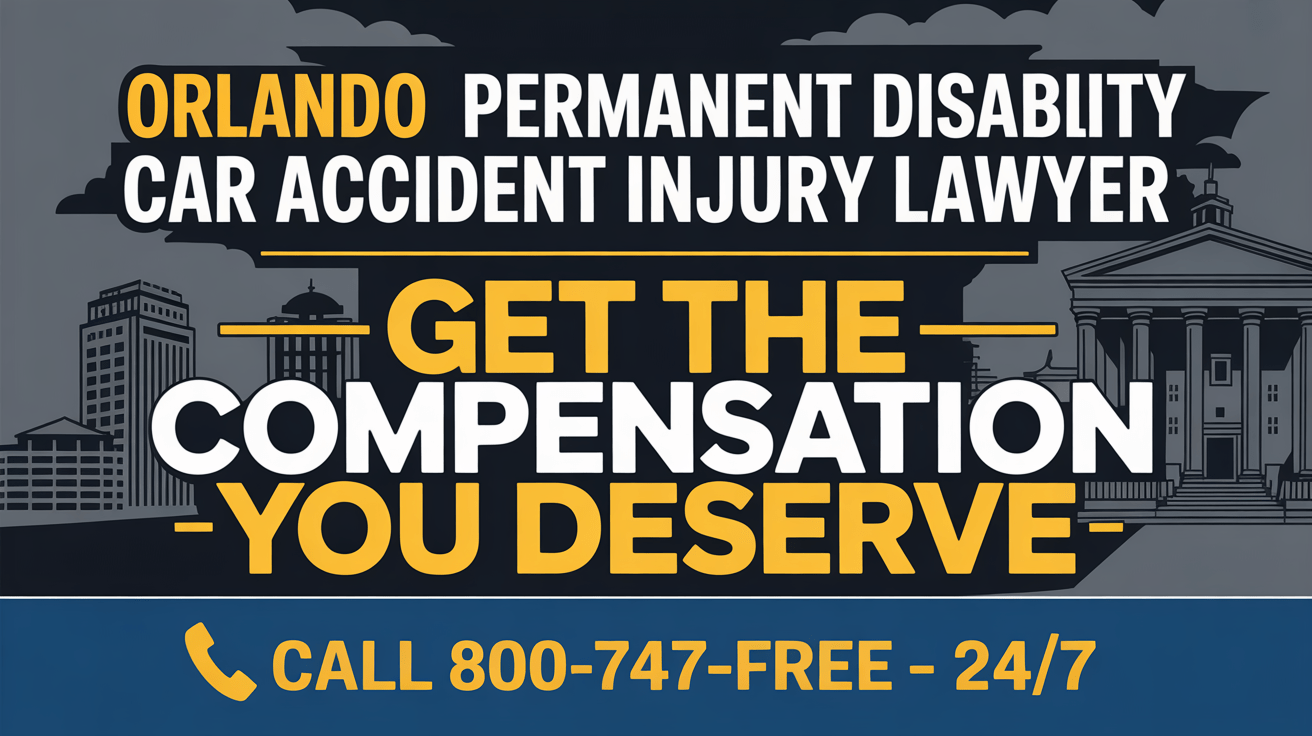 Abogado de Lesiones por Accidentes de Automóvil con Discapacidad Permanente en Orlando