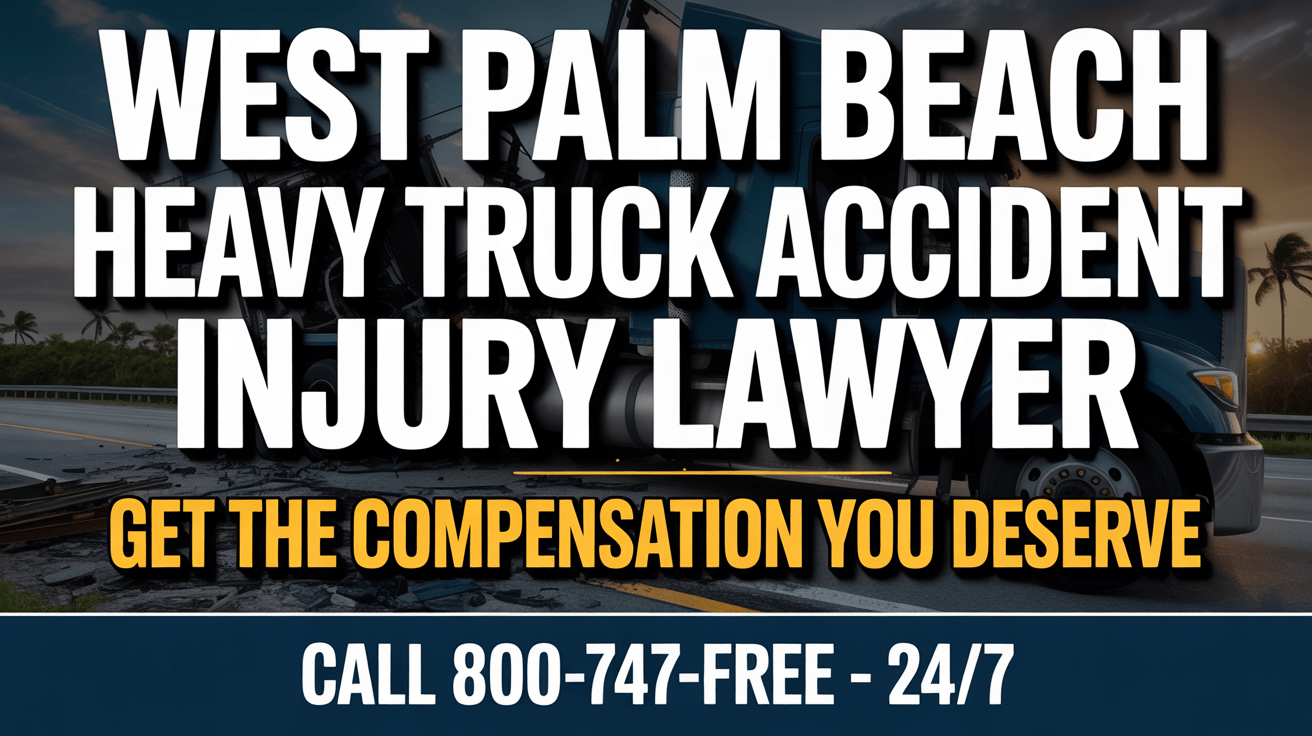 Abogado de Lesiones por Accidentes de Camiones Pesados en West Palm Beach