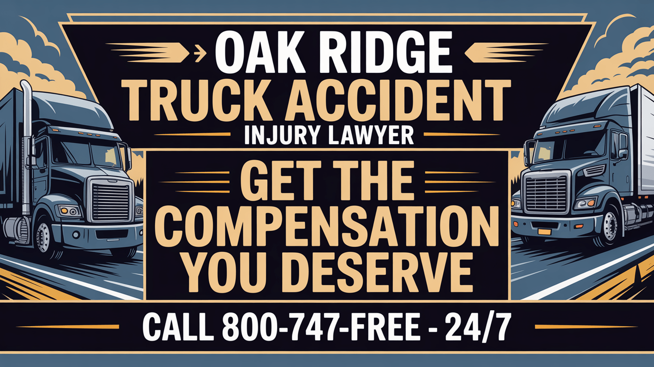 Abogado de Lesiones por Accidentes de Camiones en Oak Ridge