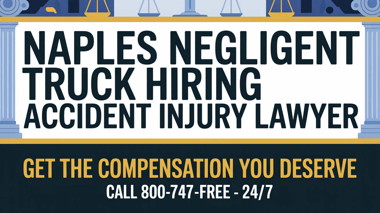Naples Negligent Truck Hiring Accident Injury Lawyer