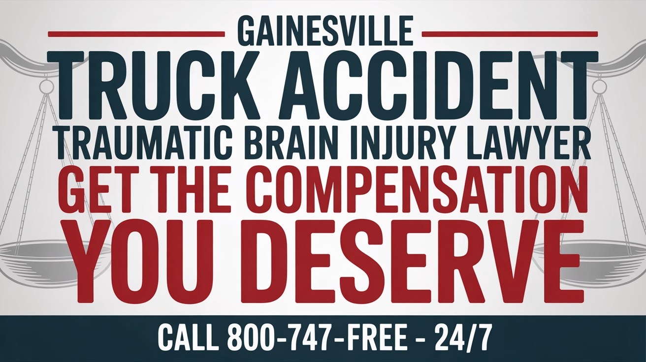 Abogado de Lesiones Cerebrales Traumáticas por Accidentes de Camión en Gainesville