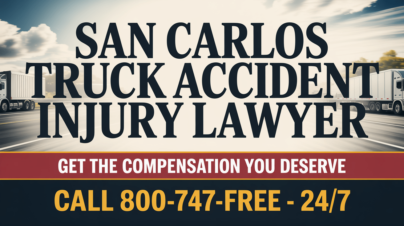 San Carlos Truck Accident Injury Lawyer