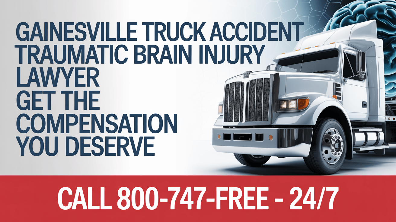 Abogado de lesiones cerebrales traumáticas por accidente de camión en Gainesville