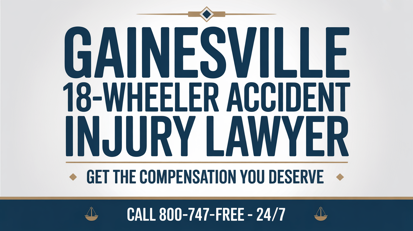 Gainesville 18-Wheeler Accident Injury Lawyer