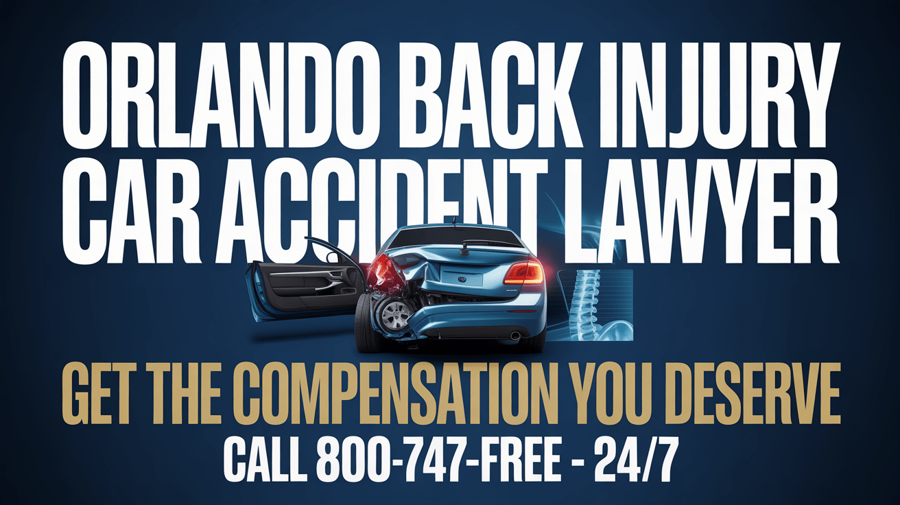 Abogado de accidentes de coche por lesiones de espalda en Orlando