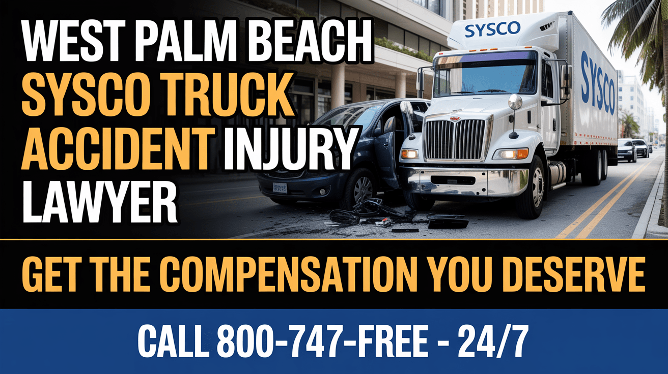 Abogado de Lesiones por Accidentes de Camiones Sysco en West Palm Beach