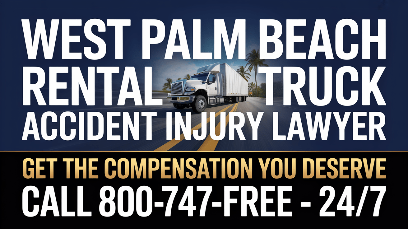 Abogado de lesiones por accidente de camión de alquiler en West Palm Beach