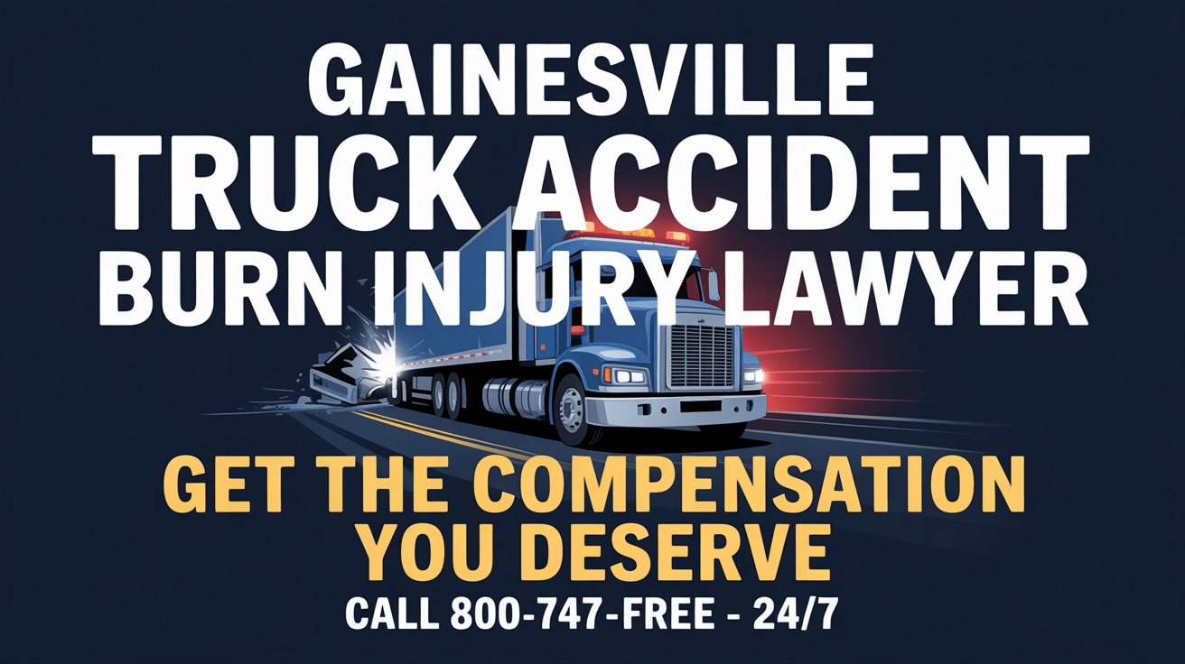 Abogado de Lesiones por Quemaduras en Accidentes de Camiones en Gainesville