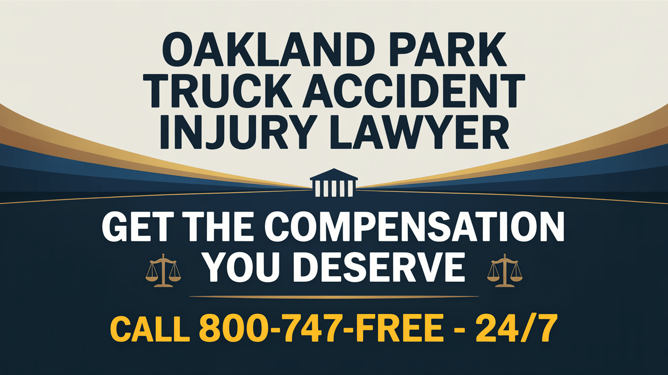 Abogado de Lesiones por Accidentes de Camiones en Oakland Park