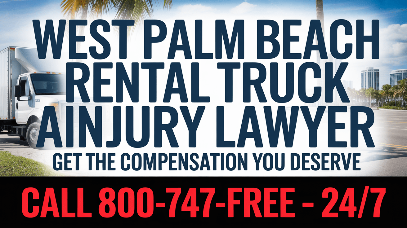Abogado de lesiones por accidentes de camiones de alquiler en West Palm Beach