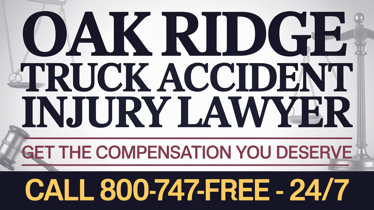 Abogado de Lesiones por Accidentes de Camión en Oak Ridge
