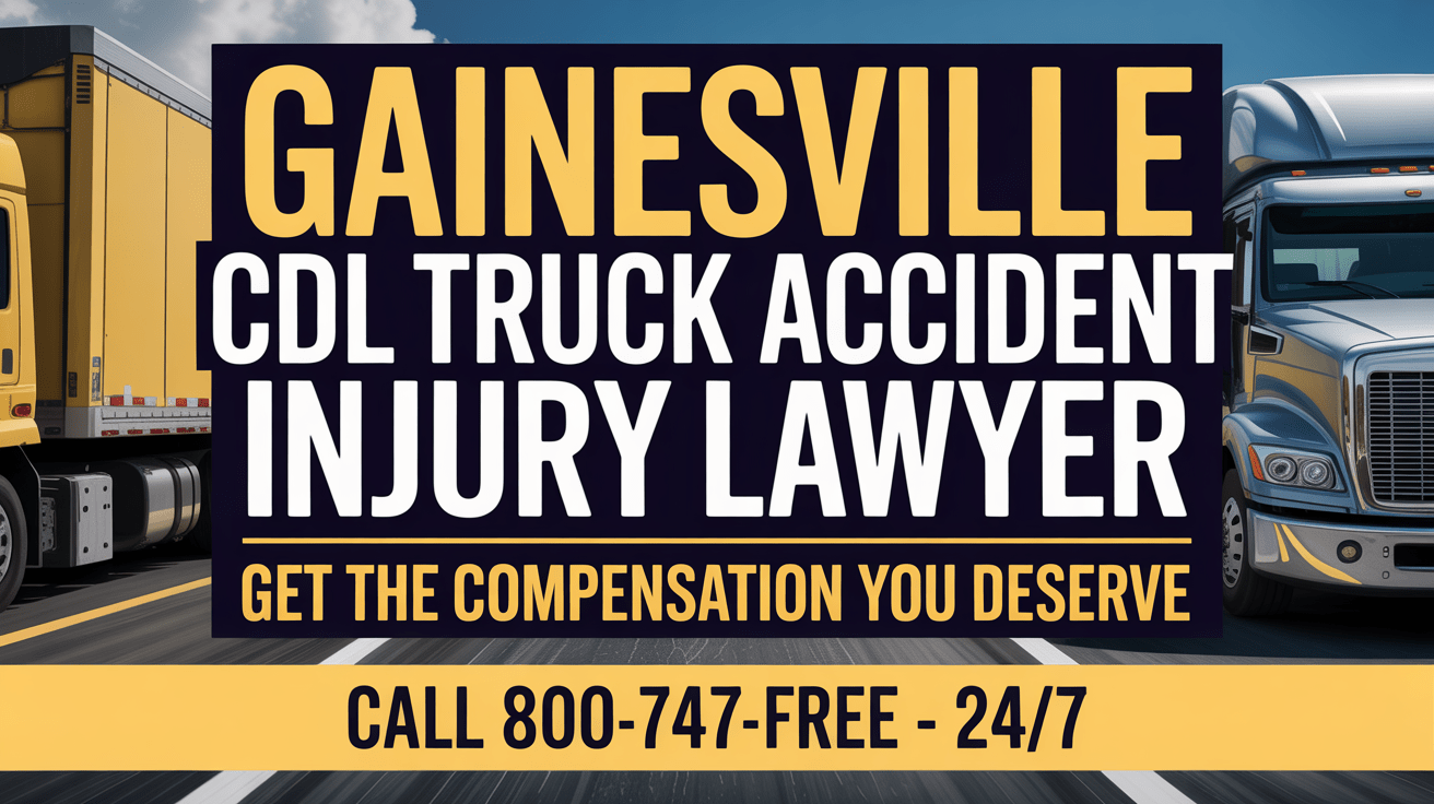 Gainesville CDL Truck Accident Injury Lawyer