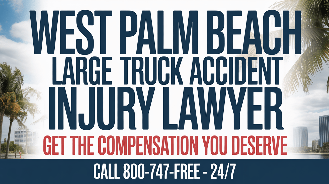 Abogado de Lesiones por Accidente de Camión Grande en West Palm Beach