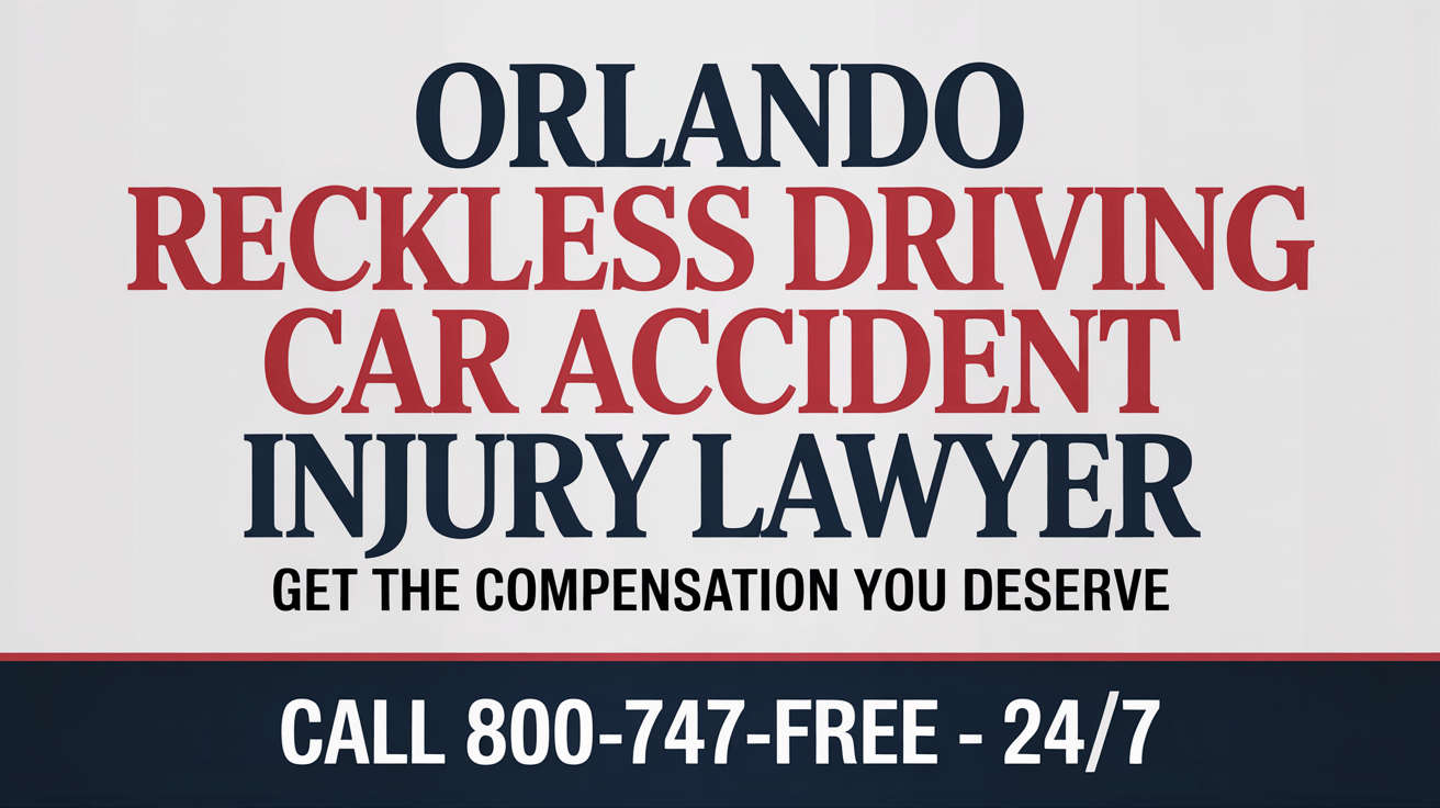 Orlando Reckless Driving Car Accident Injury Lawyer
