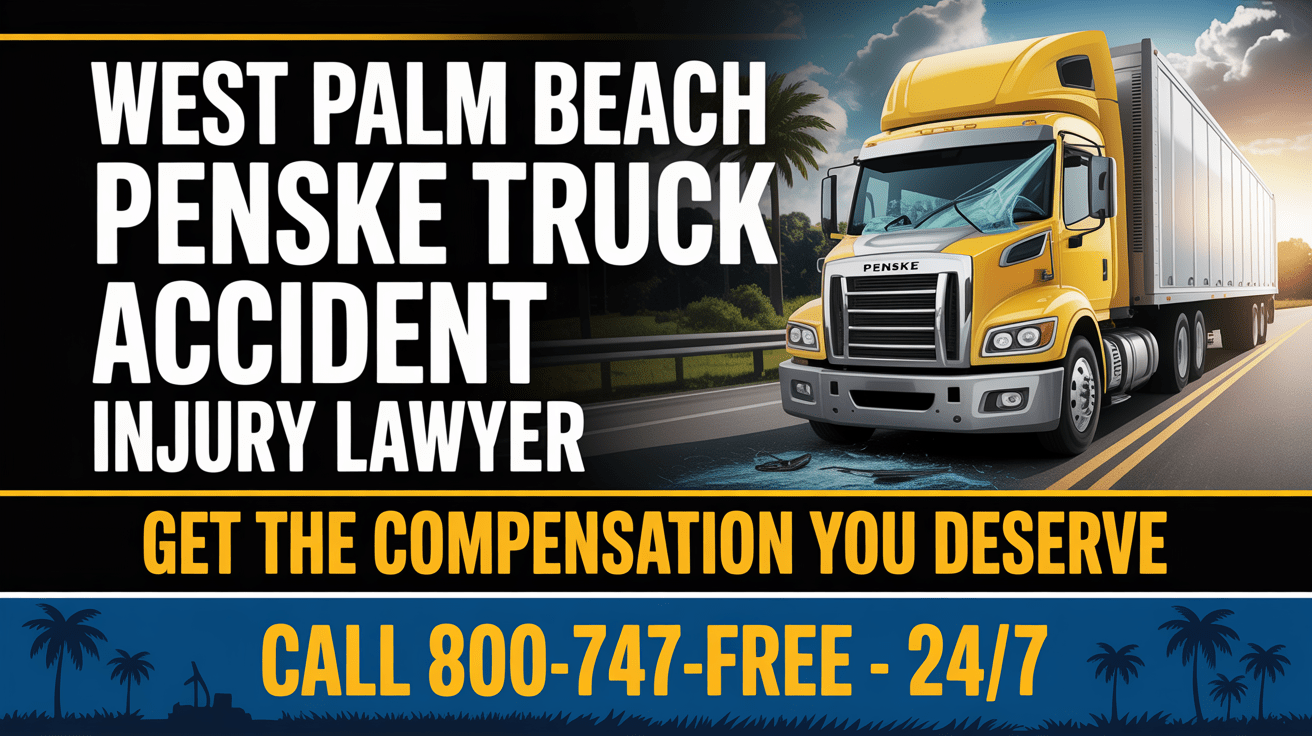 Abogado de lesiones por accidente de camión Penske en West Palm Beach