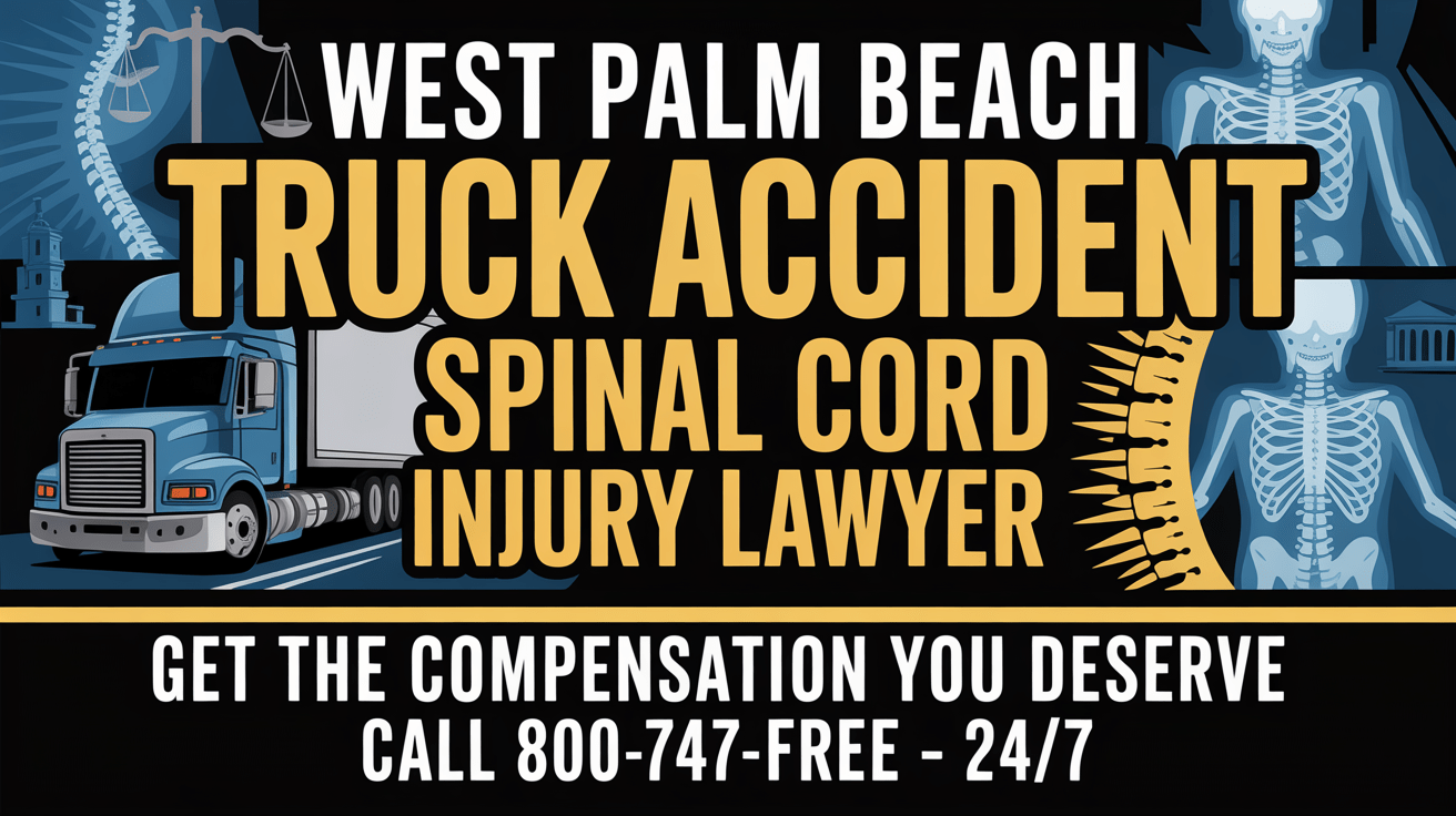 Abogado de lesiones en la médula espinal por accidente de camión en West Palm Beach