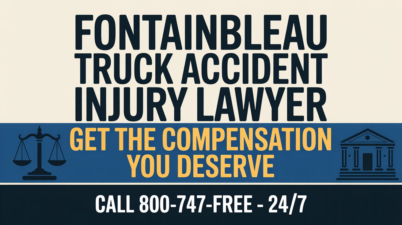 Fontainbleau Truck Accident Injury Lawyer