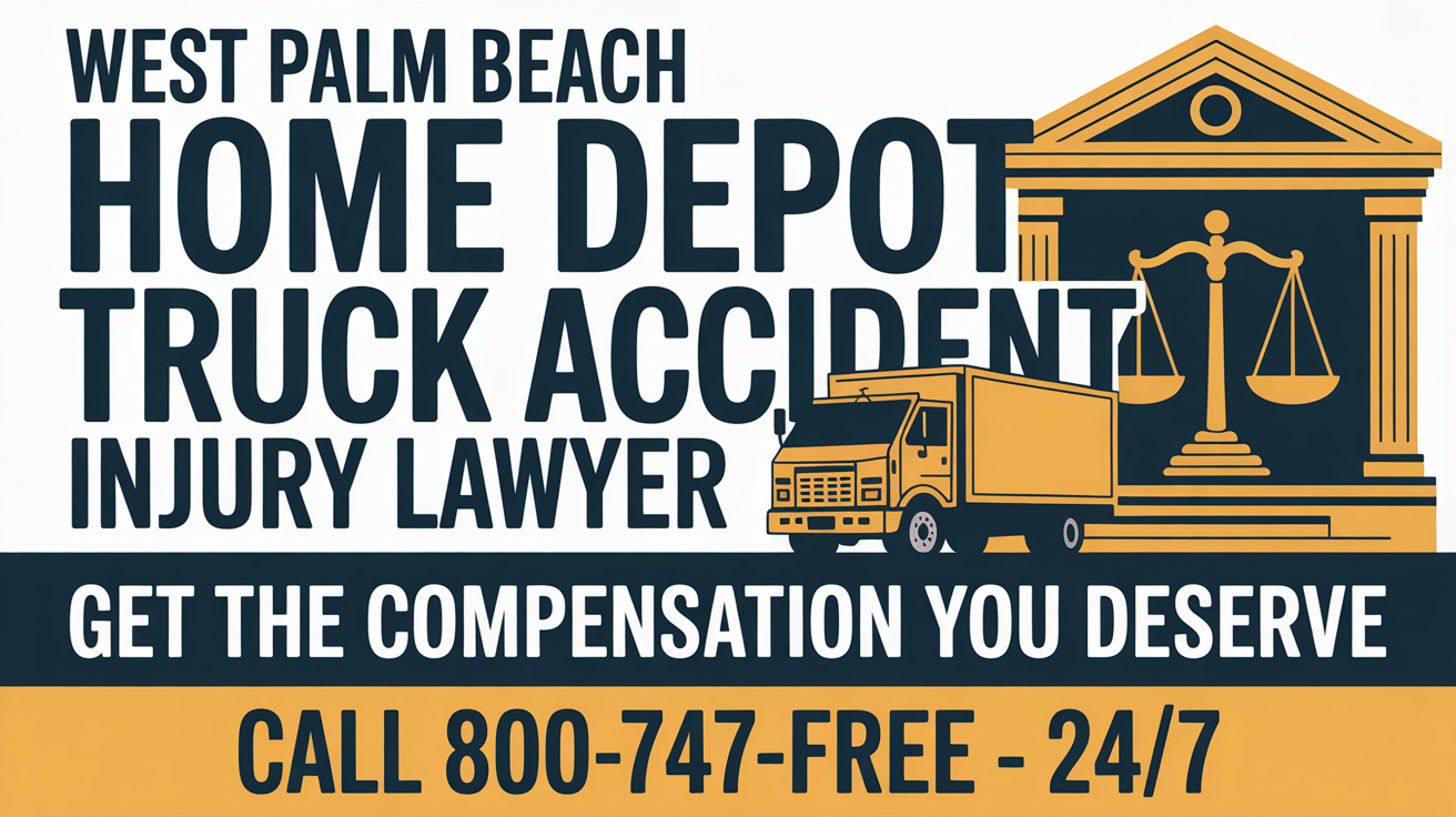 Abogado de lesiones por accidente de camión de Home Depot en West Palm Beach