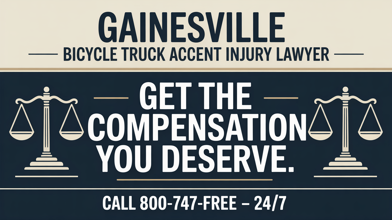 Gainesville Bicycle Truck Accident Injury Lawyer