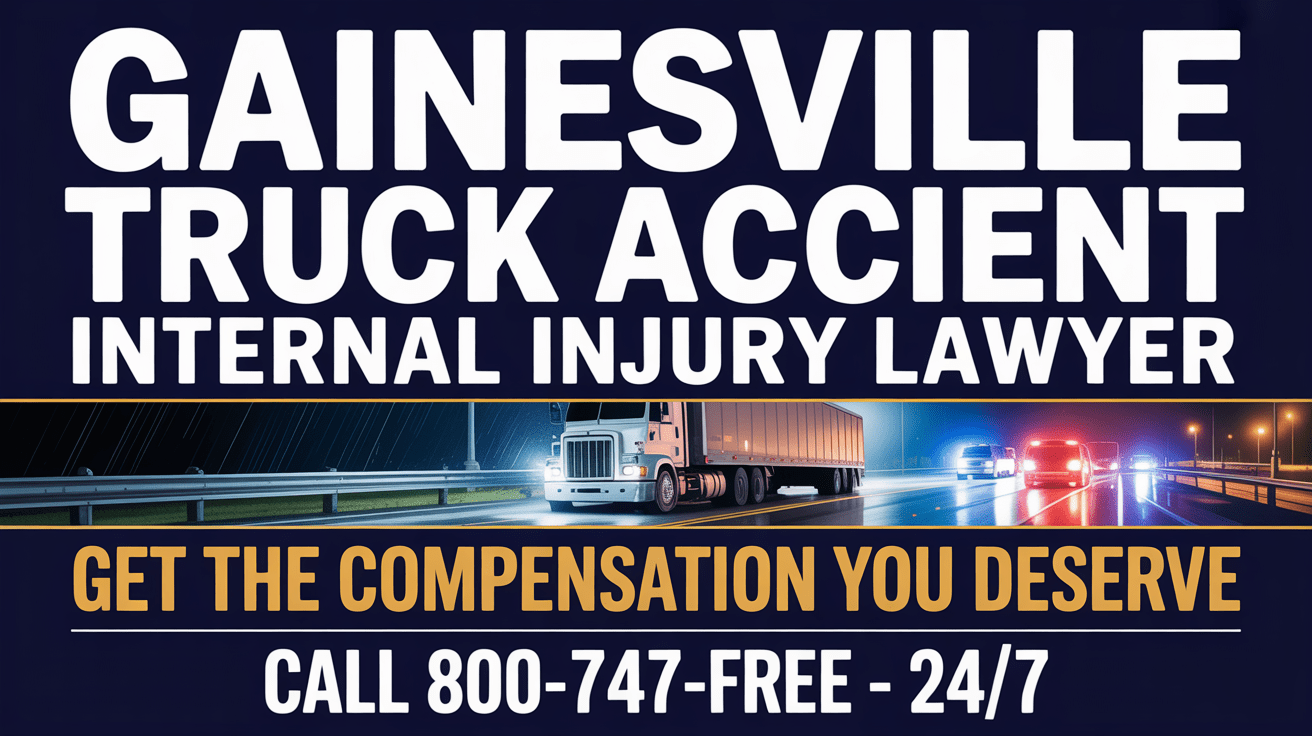 Abogado de Lesiones Internas por Accidentes de Camiones en Gainesville