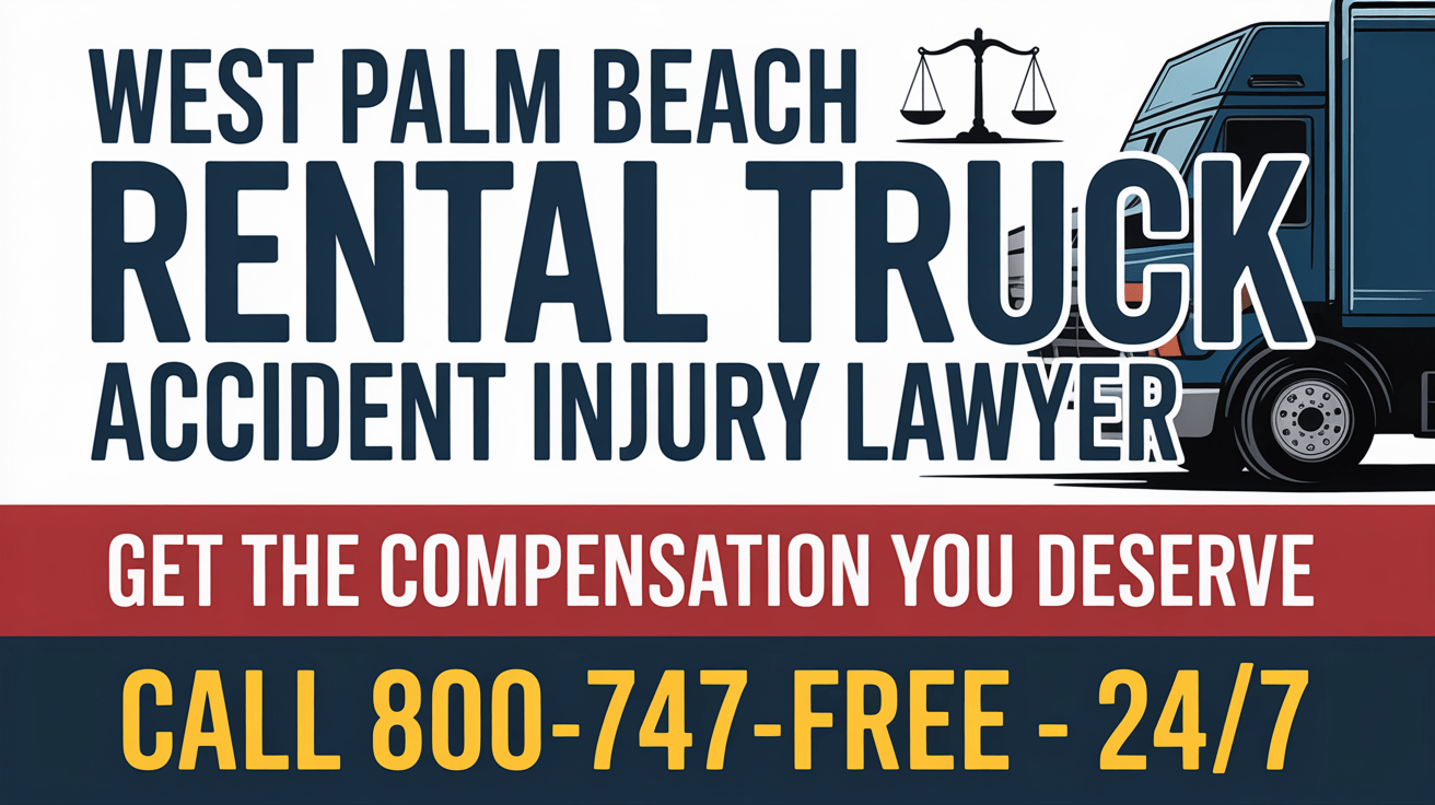Abogado de Lesiones por Accidente de Camión de Alquiler en West Palm Beach