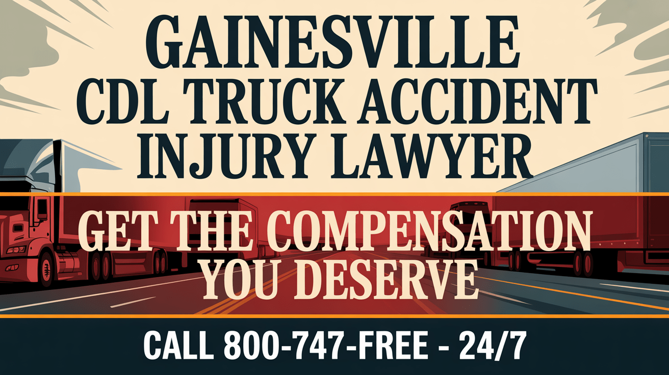 Gainesville CDL Truck Accident Injury Lawyer