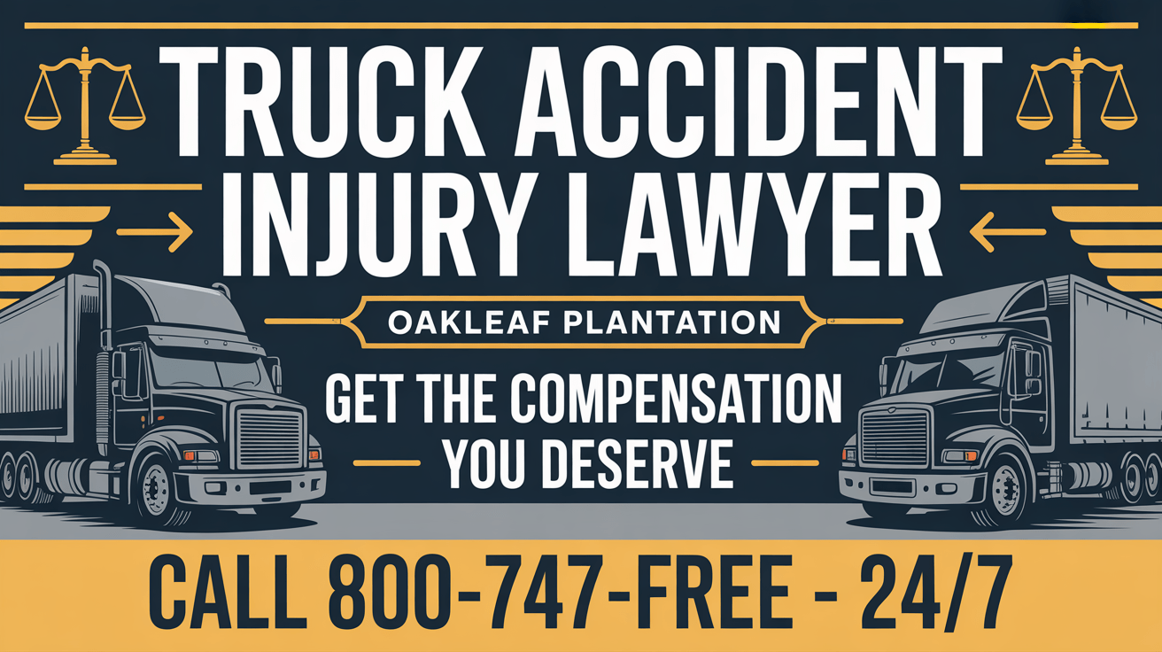 Oakleaf Plantation Truck Accident Injury Lawyer