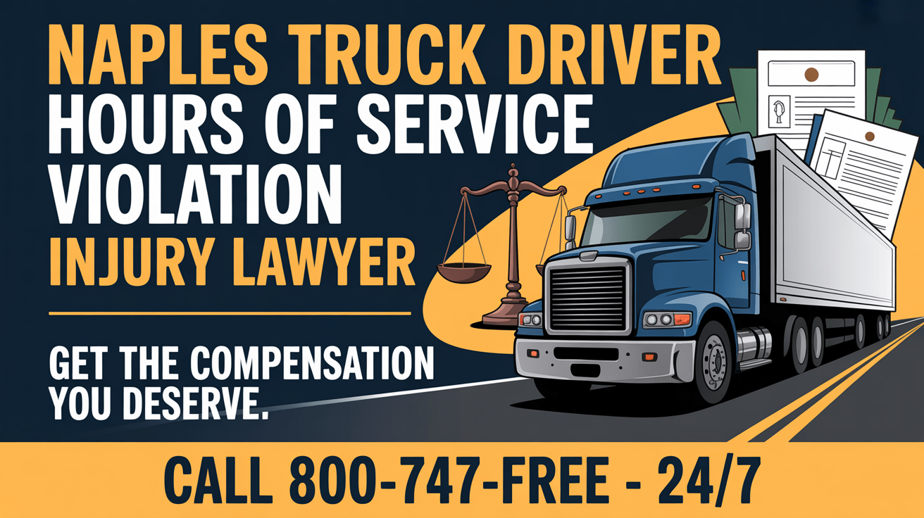 Naples Truck Driver Hours of Service Violation Injury Lawyer