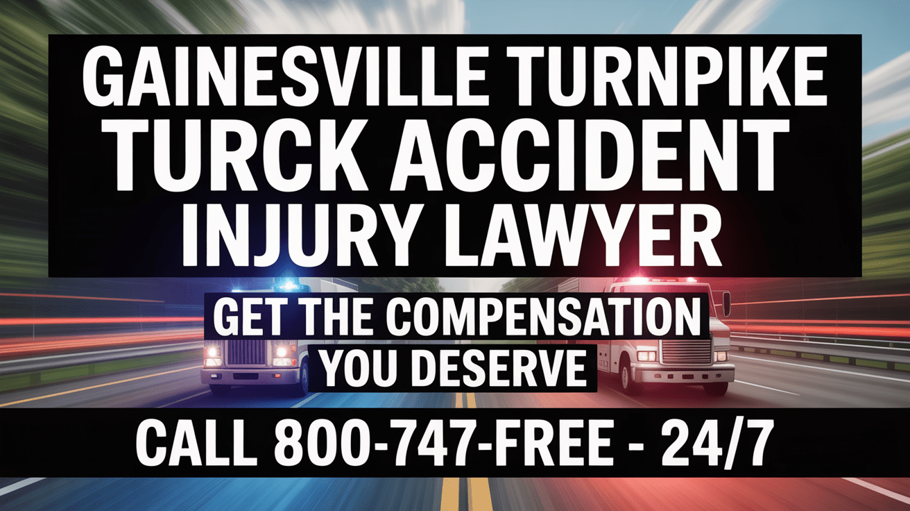 Abogado de lesiones por accidente de camión en la autopista de Gainesville
