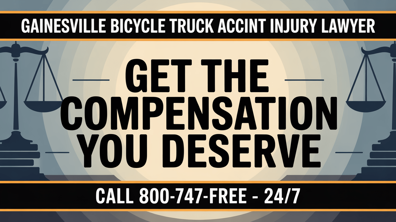 Gainesville Bicycle Truck Accident Injury Lawyer