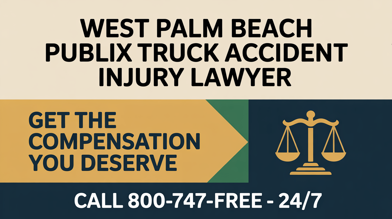 Abogado de lesiones por accidente de camión de Publix en West Palm Beach