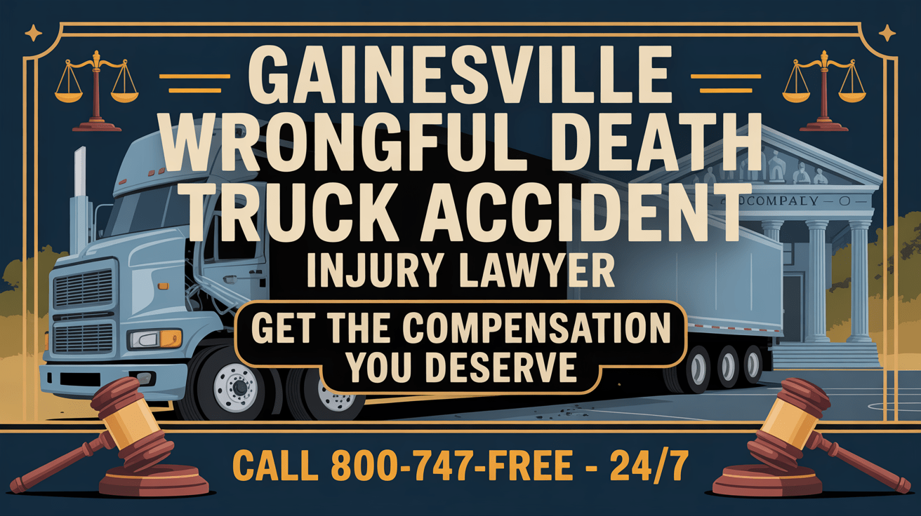 Abogado de Lesiones por Accidente de Camión por Muerte Injusta en Gainesville
