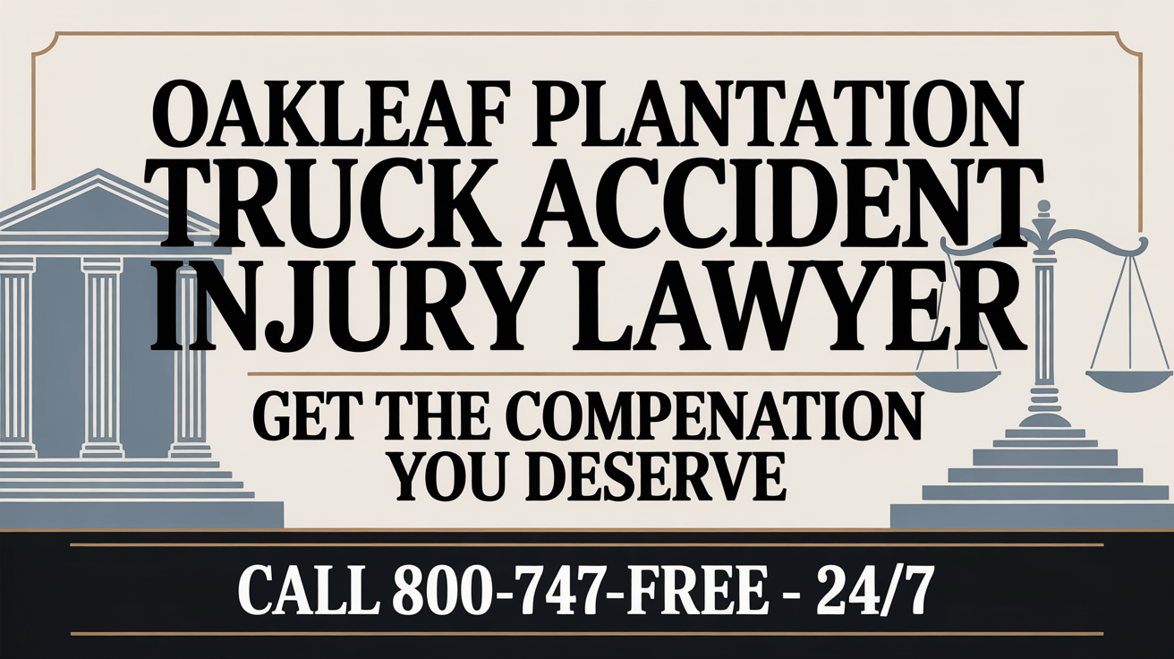 Oakleaf Plantation Truck Accident Injury Lawyer
