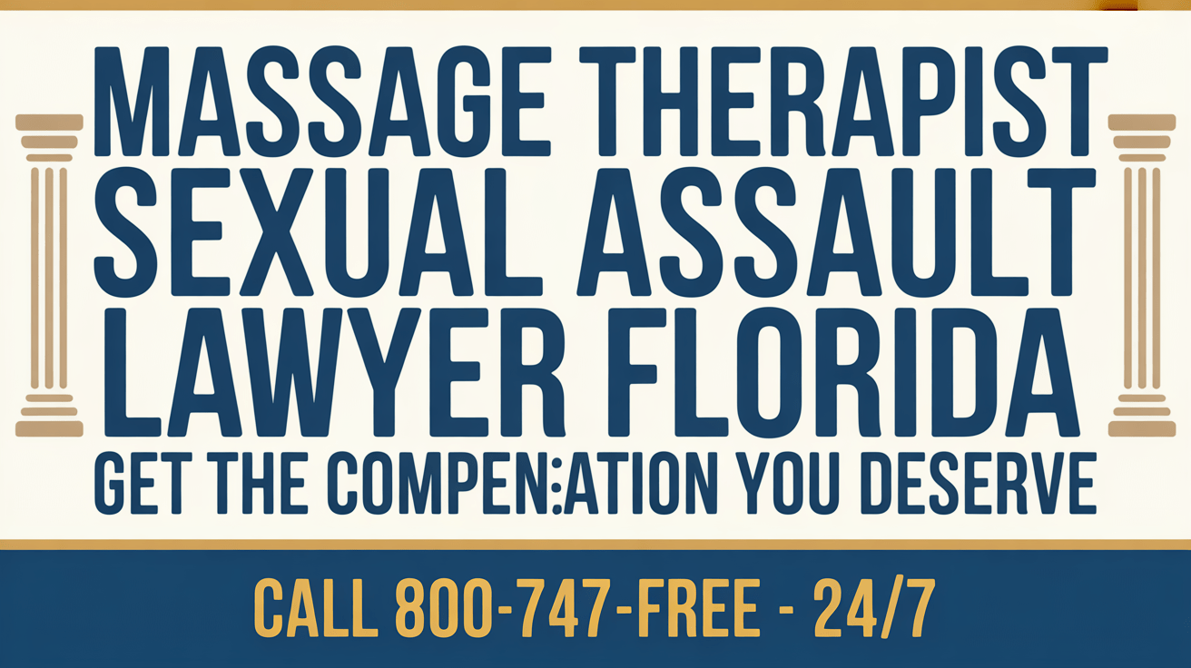 Abogado de agresión sexual de terapeuta de masaje en Florida