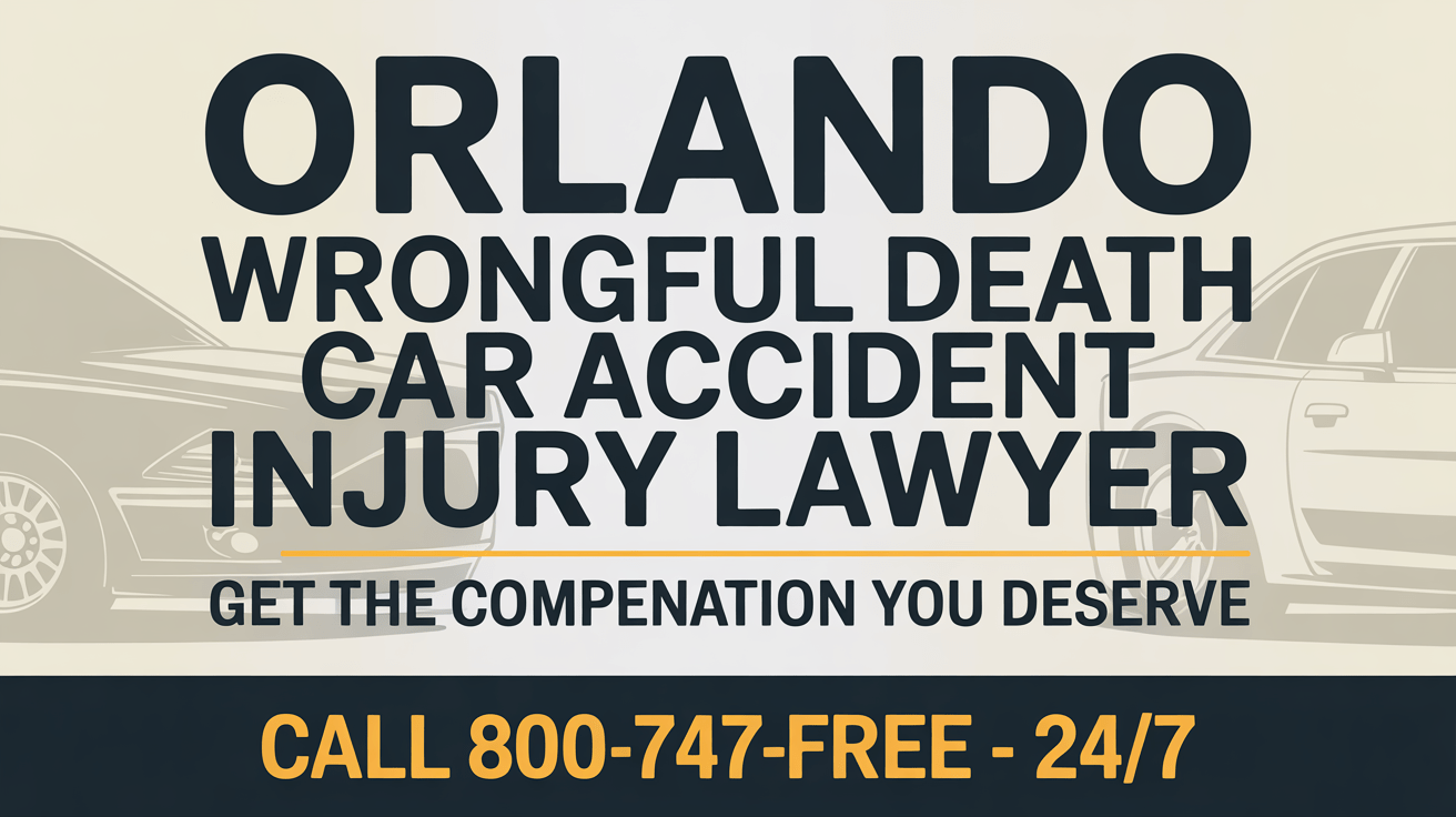 Abogado de lesiones por accidente automovilístico por muerte injusta en Orlando