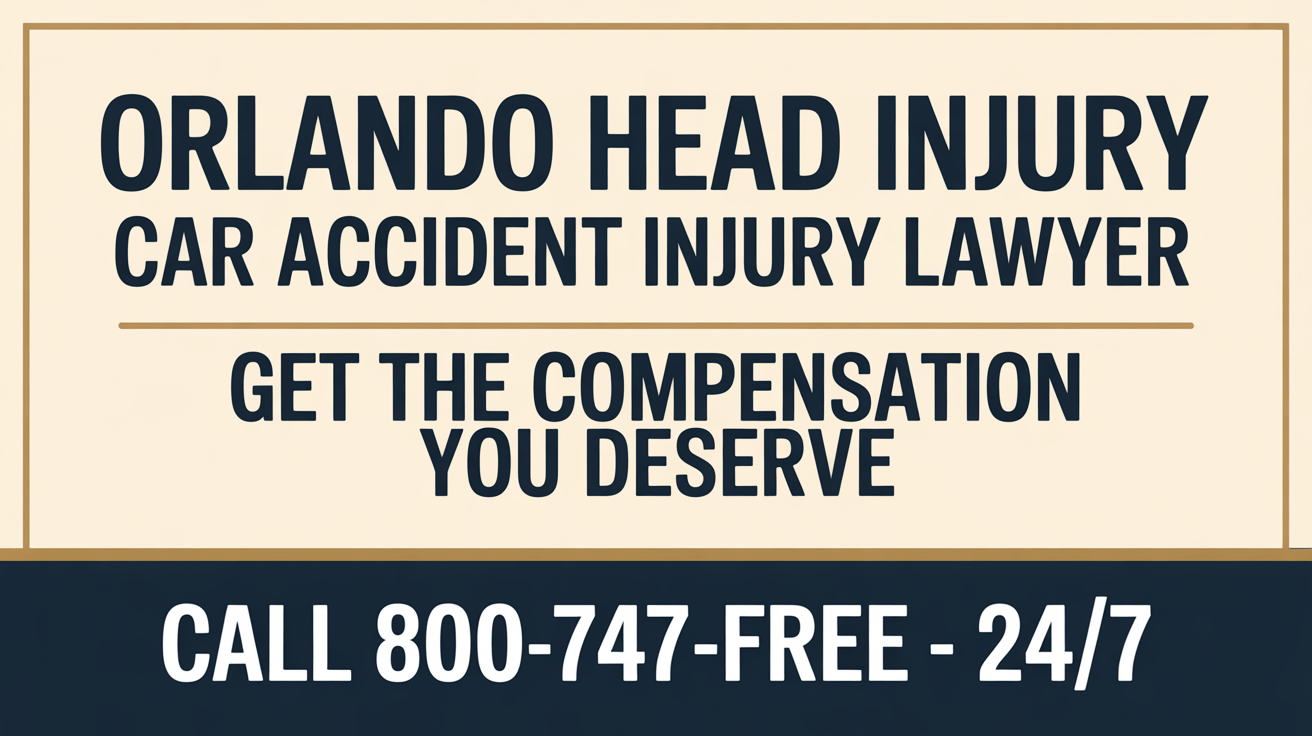 Abogado de lesiones por accidente automovilístico en Orlando