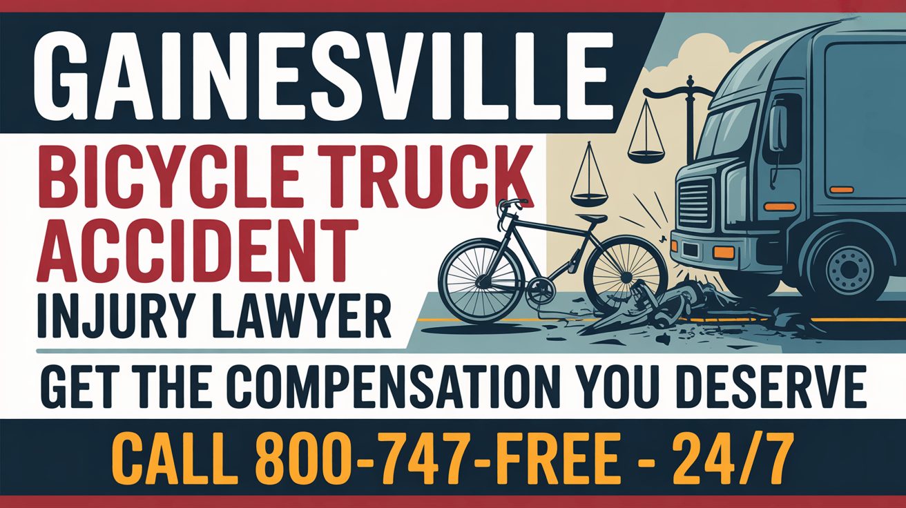 Gainesville Bicycle Truck Accident Injury Lawyer