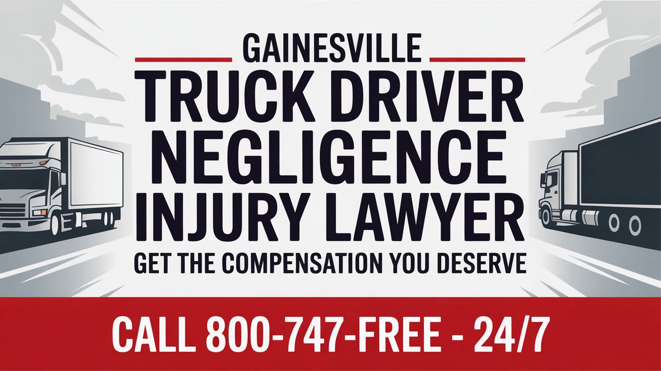 Abogado de Lesiones por Negligencia de Conductores de Camiones en Gainesville