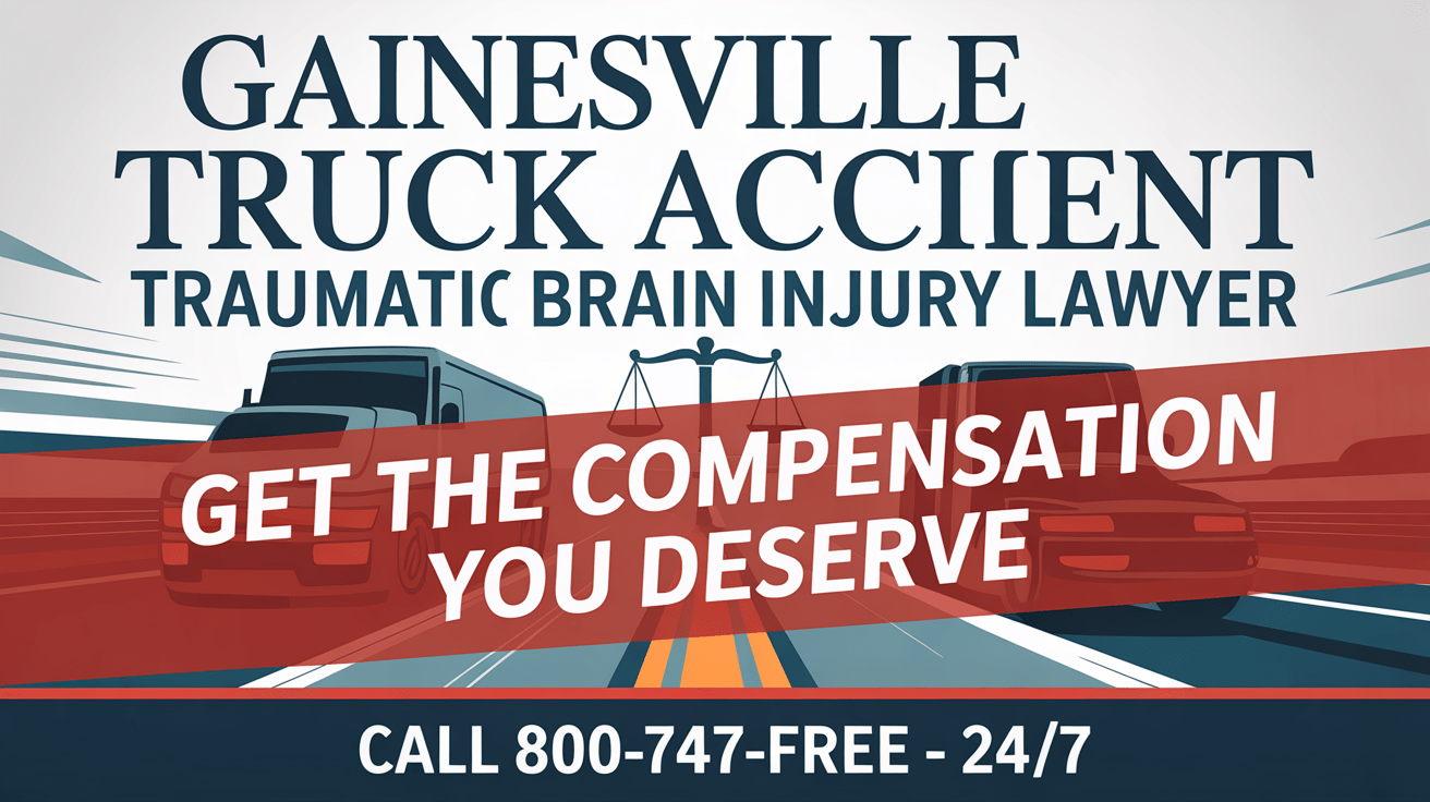 Abogado de lesiones cerebrales traumáticas por accidente de camión en Gainesville