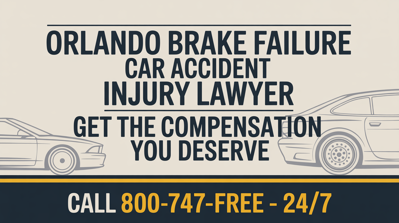 Orlando Brake Failure Car Accident Injury Lawyer
