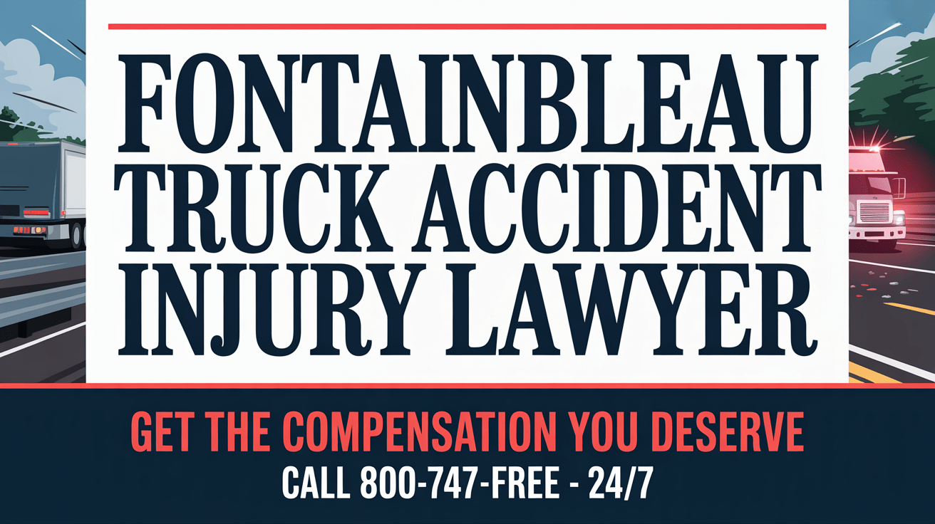 Fontainbleau Truck Accident Injury Lawyer