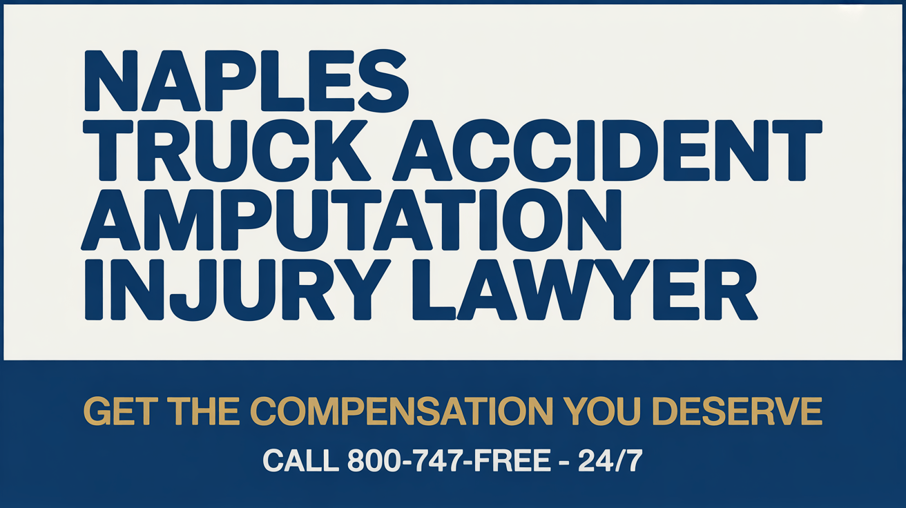 Naples Truck Accident Amputation Lawyer