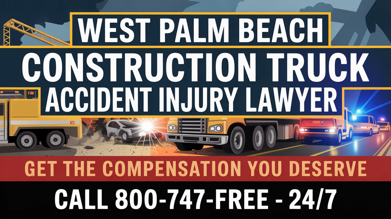 West Palm Beach Construction Truck Accident Injury Lawyer