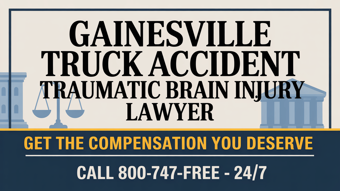 Abogado de Lesiones Cerebrales Traumáticas por Accidentes de Camiones en Gainesville