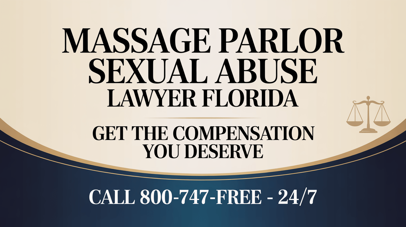 Abogado de abuso sexual en salón de masajes en Florida